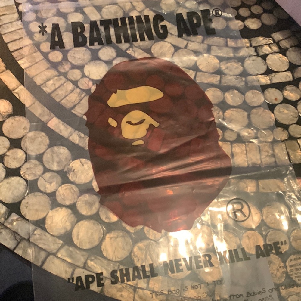 BAPE VIP disposable face mask with pouch